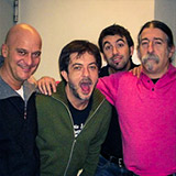 Rocco Tanica, Claudio Bisio e Fabio Treves